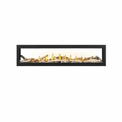 74-in Vector Gas Fireplace, See Through, Direct, Natural Gas