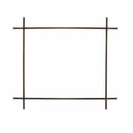 Decorative Accent for Elevation X 42 Fireplace, Straight, Brass