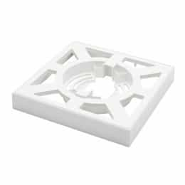 7-in Square Collar for Blink Pro Light Fixture, White