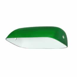 Cased Pharmacy Glass Shade, Green