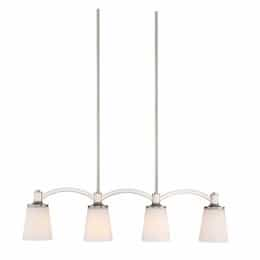 Laguna Kitchen Island Pendant Light, Brushed Nickel