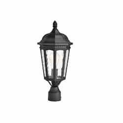 19.5-in East River Outdoor Post Light Fixture w/o Bulb, 120V, MB