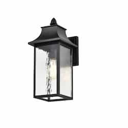 13-in Austen LG Outdoor Lantern Fixture w/o Bulb, 120V, Matte Black