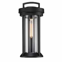 60W, Huron Small Lantern Light, Aged Bronze and Clear Glass