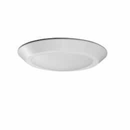 12W LED Flush Mount Light Fixture, Disk Light, White