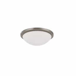 Nuvo 13-in 18W LED Button Flush Mount Fixture, 1700 lm, 120V, 3-CCT Select