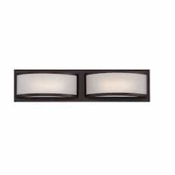 9.6W Mercer LED Wall Sconce Light, Georgetown Bronze