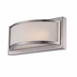 10W Mercer LED Wall Sconce Light, Brushed Nickel