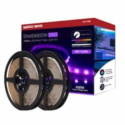 64-ft 68W Dimension Pro Tape Light, 6300 lm, 24V, 2700K, RGB, J-Box