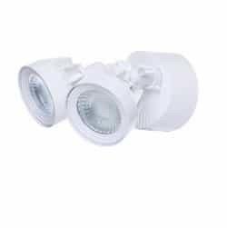 24W LED Security Light, Dual Head, White, 4000K