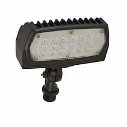 12W LED Flood Light, 1474 Lumens, Bronze, 5000K