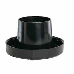 4in Twist Lock Socket for Incandescent Bulbs, 1-light, Black