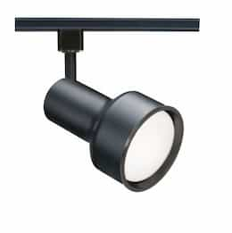 50W Track Light, R20, Step Cylinder, 1-Light, Black