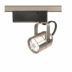 50W Track Light, MR16, Round Head, 1-Light, Brushed Nickel