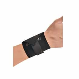 Wrist Aid w/ Hook & Loop Closure, Black