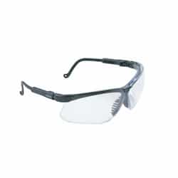 Genesis Eyewear w/ HydroShield Anti-Fog Coating, Clear Lens, Black Frame