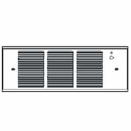 Grille for GFR Series Wall Heater, White