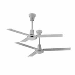 Qmark Heater 48-in 45W Commercial Ceiling Fan, 3861 CFM, 120V, White