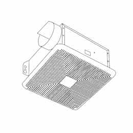 Replacement Motor for 7130, 6100, & 6100RL Bath Fans