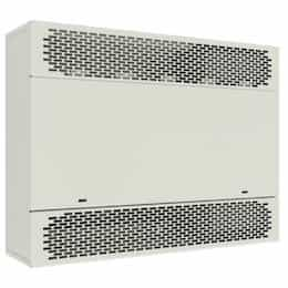 Qmark Heater 35-in 5kW Cabinet Unit Heater, 17065 BTU/H, 480V, White