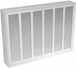 8000W Commercial Fan-Forced Wall Heater, 240V White