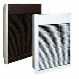 13649 BTU/H Architectural Heater, 4kW, 3 Ph, 9.6A, 240V, White