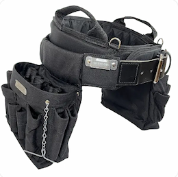 Electrician's Max Comfort Tool Belt, Small, Black