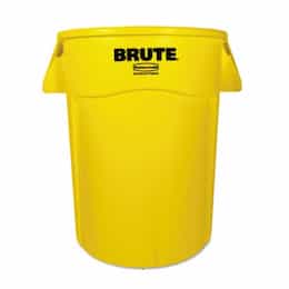 Rubbermaid Brute Yellow 44 Gal Utility Container w/ Venting Channels