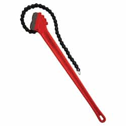 Heavy Duty Chain Wrench with Double Jaw, 29-in Chain