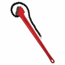 Heavy Duty Chain Wrench with Double Jaw, 29-in Chain