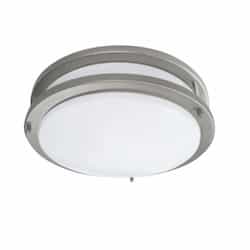 Royal Pacific 16W LED Ceiling Flush Mount Fixture, Dimmable, 3000K, 1394 lm, BN