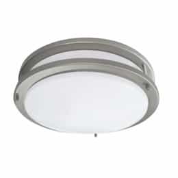 Royal Pacific 24W LED Ceiling Flush Mount Fixture, Dimmable, 3000K, Battery Pack, BN