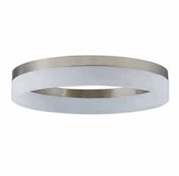 15-in 25W Edge-Lit LED Ribbon, 1450 lm, 120V, 3000K, Brushed Nickel