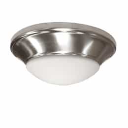 Royal Pacific 15W LED Ceiling Mount, Dimmable, 3000K, 950 lm, Brushed Nickel