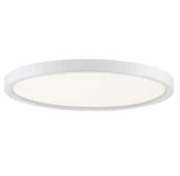 11-in 15W LED Thin Profile Flush Mount, 120V, 4000K, White