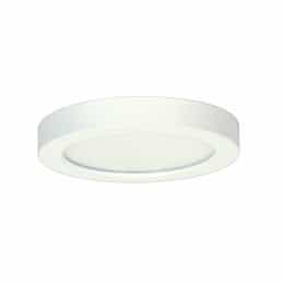 7-in 14W LED Slim Disk Light, Round, 920 lm, 120V, 3000K, Nickel