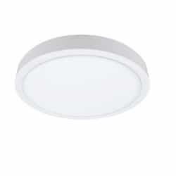 Royal Pacific 18.5W 9-in LED Slim Round Disk, Dimmable, HO-90CRI, 3000K, White