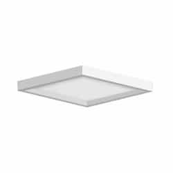 7-in 15W LED Surface Mount, Square, 907 lm, 120V, 4000K, White