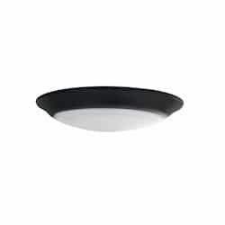 6-in 15W LED Low Profile Disk Light, 899 lm, 120V, 4000K, Black