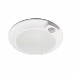 Royal Pacific 6-in 15W LED Retrofit Low Profile Disk Light w/Sensor, 120V, 3000K, WH