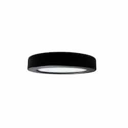 5-in 12W LED Retrofit Slim Disk Light, Round, 722 lm, 120V, 3000K, BLK