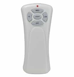 Hand-Held Fan Remote Control w/ Receiver, 3-Speed, AC