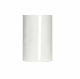 2-in Oversize Plastic Candle Cover, 1-1/4-in/1-5/16-in Diameter, White