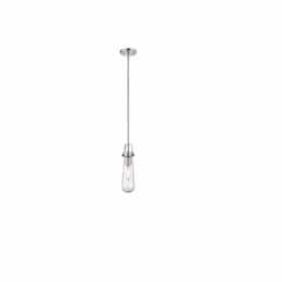 Nuvo 20W Beaker Series Mini Pendant Light w/ Clear Glass, Brushed Nickel