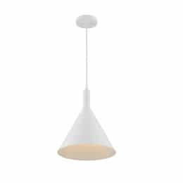 100W Lightcap Series Large Pendant Light, Matte White