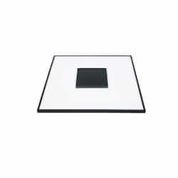 17" 31.5W LED Square Flush Mount Ceiling Light, Dim, 2200 lm, 3000K, Black