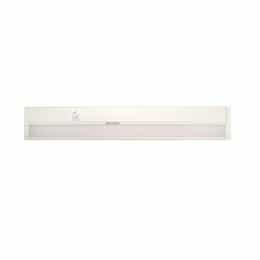 22-in 13W LED Under Cabinet Light, 955 lm, 120V, CCT Selectable, White