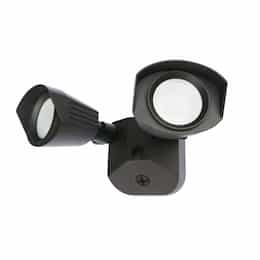 20W LED Security Light, Dual Head, 1900 lm, 3000K, Bronze