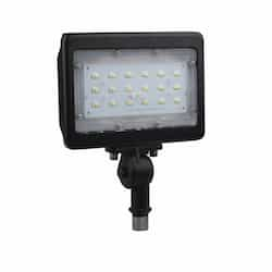 30W LED Medium Flood Light w/ Knuckle Mount, 3404 lm, 3000K, Bronze