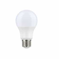 8W LED A19 Bulb w/ Sensor, E26, 800 lm, 120V, 2700K, White